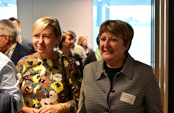 La Ministre de l'Energie, Cécile Neven, a fait le tour des lieux, aux côtés de la Secrétaire générale du Service public de Wallonie, Sylvie Marique