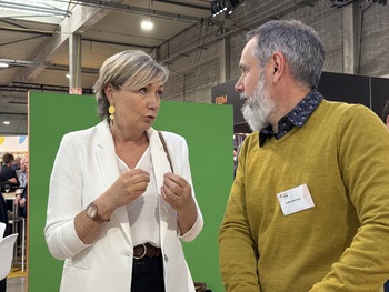 Cécile Neven et Frédéric Bertrand d'ELIA. 