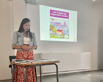 Présentation des Guides du logement par l'ASBL RAPeL.