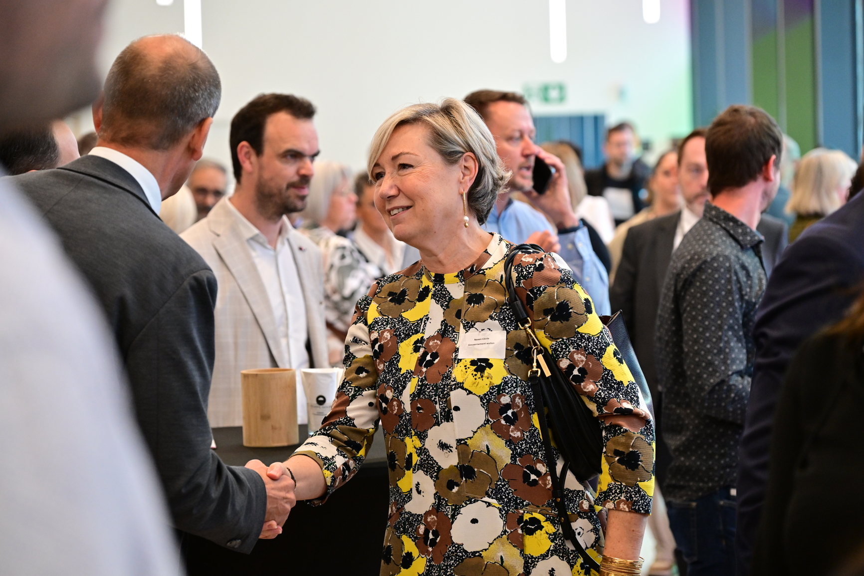 La Ministre de l'Energie, Cécile Neven, était présente lors de l'inauguration du 