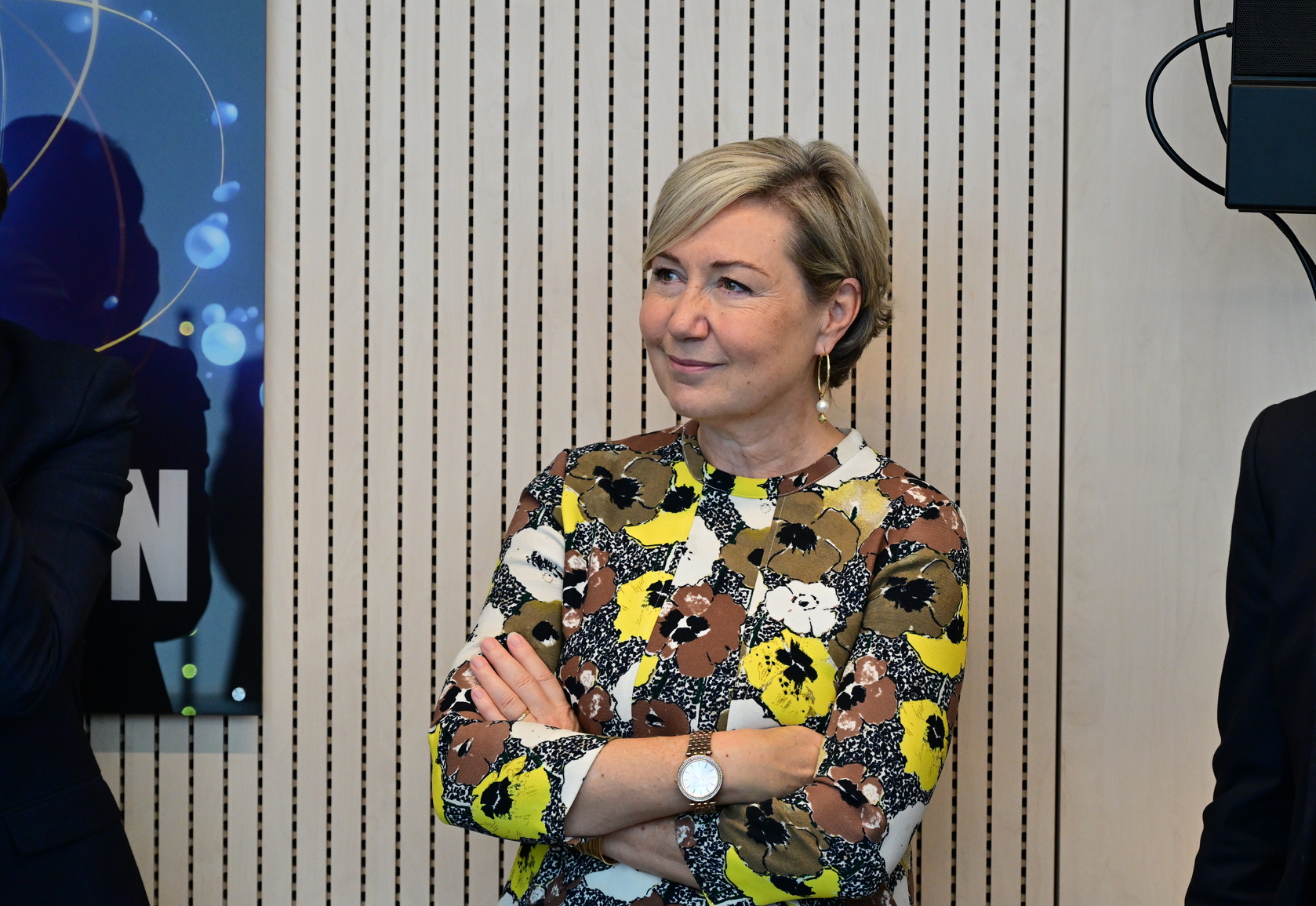 La Ministre de l'Energie, Cécile Neven, était présente lors de l'inauguration du 