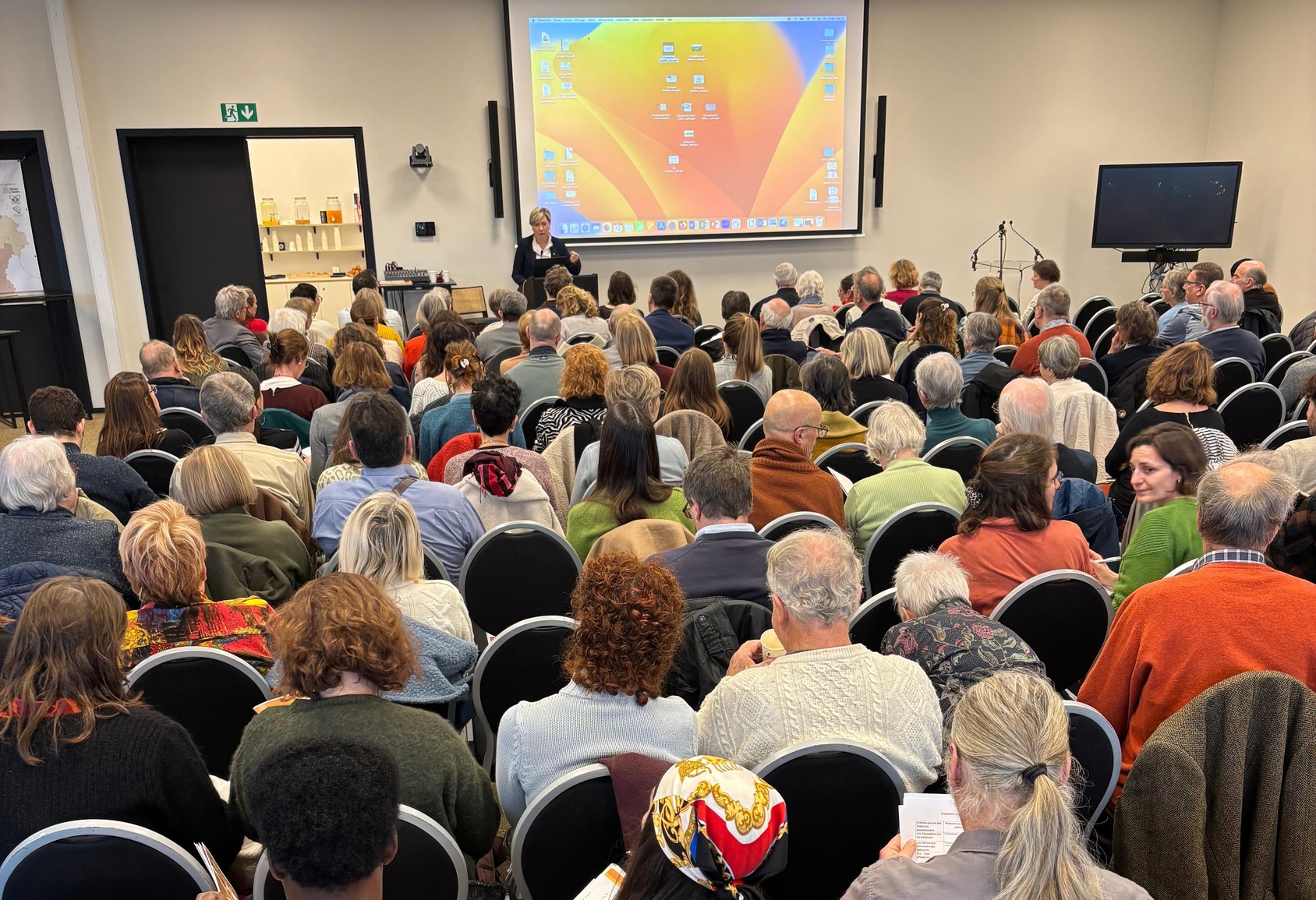 La Ministre, lors de son introduction du colloque 